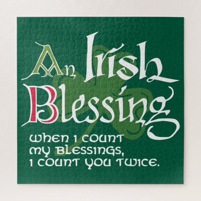 An Irish Blessing Puzzle (Vertikal)