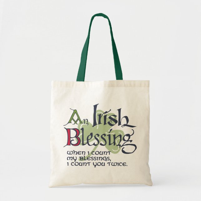 An Irish Blessing Tragetasche (Vorne)