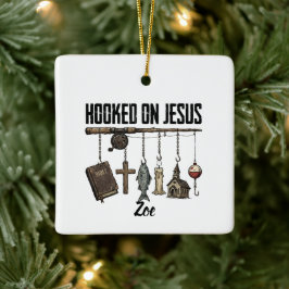 An Jesus Angeheftet Personalisierter Schmuck Keramikornament