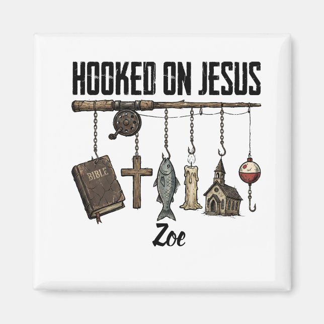 An Jesus Magnet personalisiert  (Vorne)