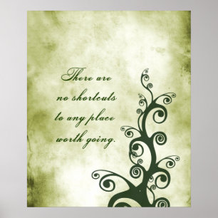 An keinem Ort gibt es Abkürzungen Poster