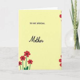 An meine besondere Mutter Karte
