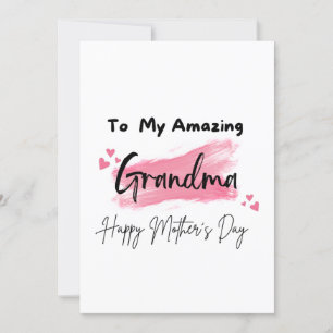 An meine erstaunliche Oma, alles Gute zum Mutterta Karte