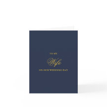 An meine Frau, Hochzeitskarten