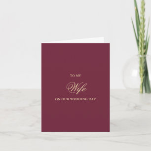 An meine Frau, Hochzeitskarten Dankeskarte