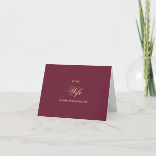 An meine Frau, Hochzeitskarten Dankeskarte