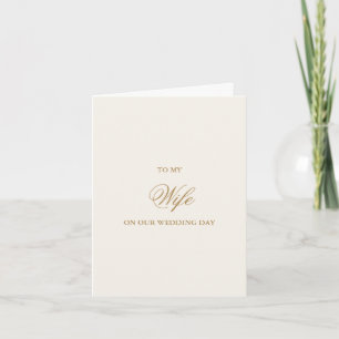 An meine Frau, Hochzeitstag-Karten Dankeskarte
