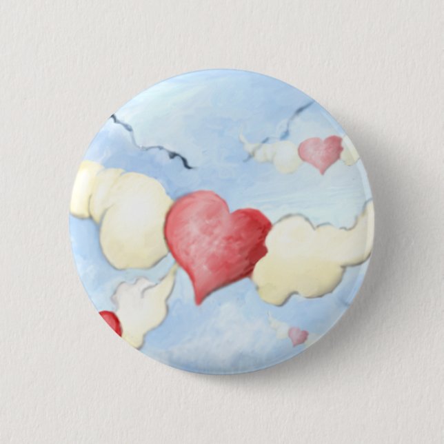 **an meine Freunde mit Liebe** Button (Vorderseite)