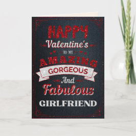 An meine Phantastische Freundin Glitzer Valentine Karte