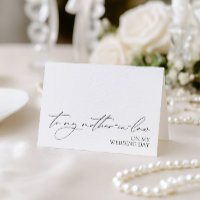 "An meine Schwiegermutter am Hochzeitstag" Karte