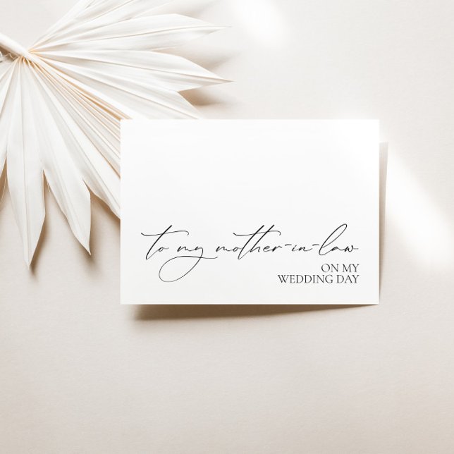 "An meine Schwiegermutter am Hochzeitstag" Karte (Von Creator hochgeladen)