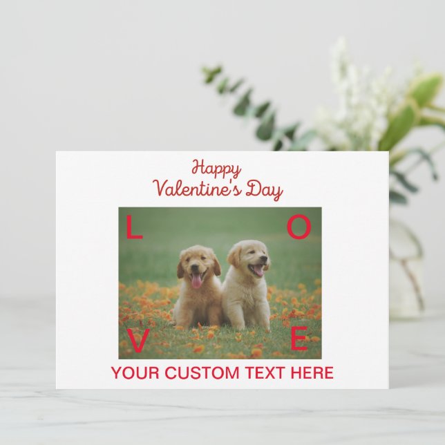 An meine Seelenverwandte, Glückliche Valentintagsk Dankeskarte (Stehend Vorderseite)