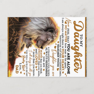 An meine Tochter, Geburtstagsgeschenk für Tochter, Postkarte