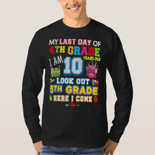 An meinem letzten Tag der 4. Klasse hier komme ich T-Shirt