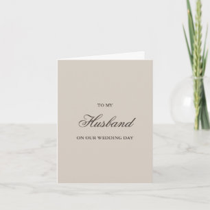 An meinen Ehemann, Hochzeitstagskarten Dankeskarte