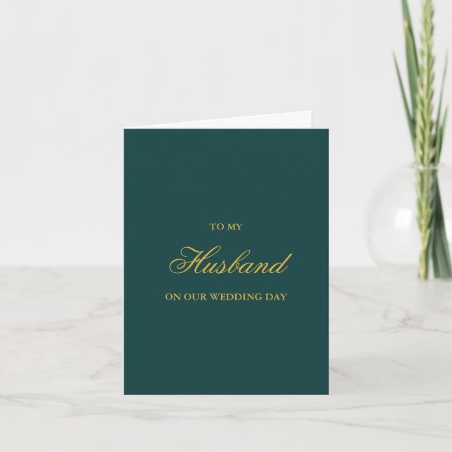 An meinen Ehemann, Hochzeitstagskarten Dankeskarte (Vorderseite)