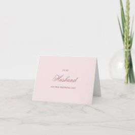 An meinen Ehemann, Hochzeitstagskarten Dankeskarte