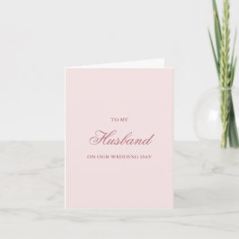 An meinen Ehemann, Hochzeitstagskarten Dankeskarte