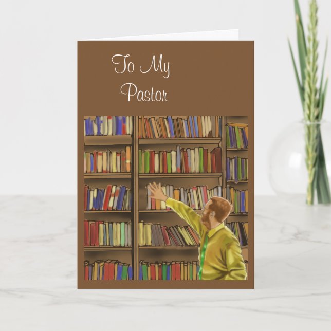 An meinen Pastor Dankeskarte (Vorderseite)