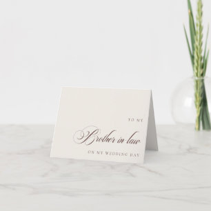 An meinen Schwager zum Hochzeitstag Karte