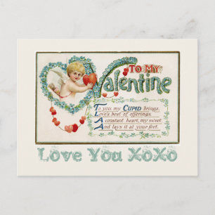 An meinen Valentins-Cupid-Postkarte Feiertagspostkarte