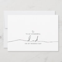 An meinen Vater Hochzeitmorgendliche Niedliche Bot