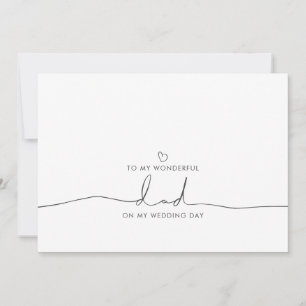 An meinen Vater Hochzeitmorgendliche Niedliche Bot