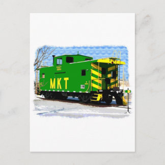 An MKT Caboose Postkarte