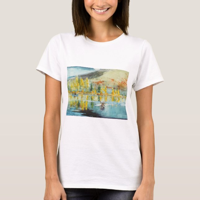 An October Day by Winslow Homer T-Shirt (Vorderseite)