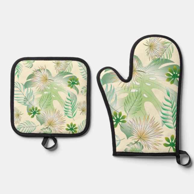 An Ofenhandschuh & Topflappen-Set (Vorderseite)