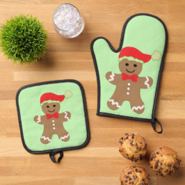 An Ofenhandschuh & Topflappen-Set