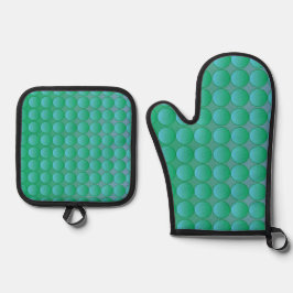 An Ofenhandschuh & Topflappen-Set