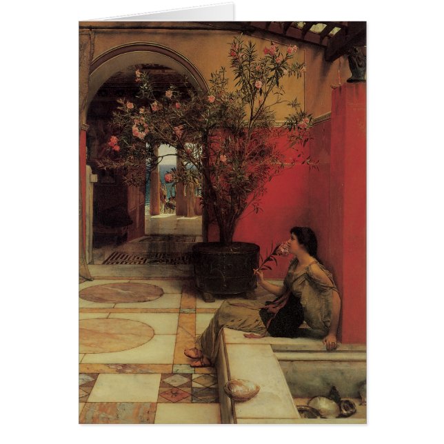 An Oleander von Alma Tadema, Vintage Blume (Vorne)