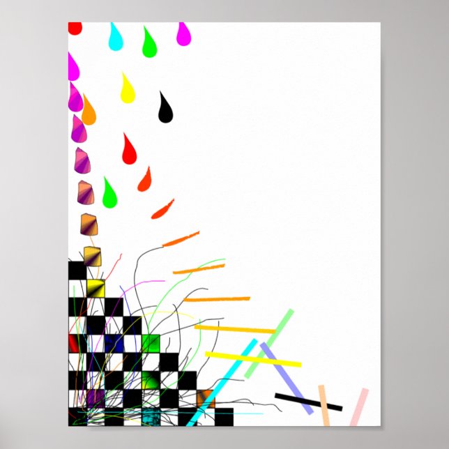 An Ort und Stelle fallen Poster (Vorne)