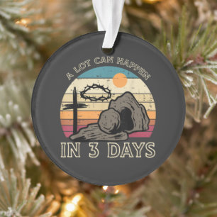 An Ostern kann viel passieren in 3 Tagen Religiös Ornament