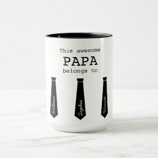 An Papa gebunden 5-Kinder-Tasse Tasse