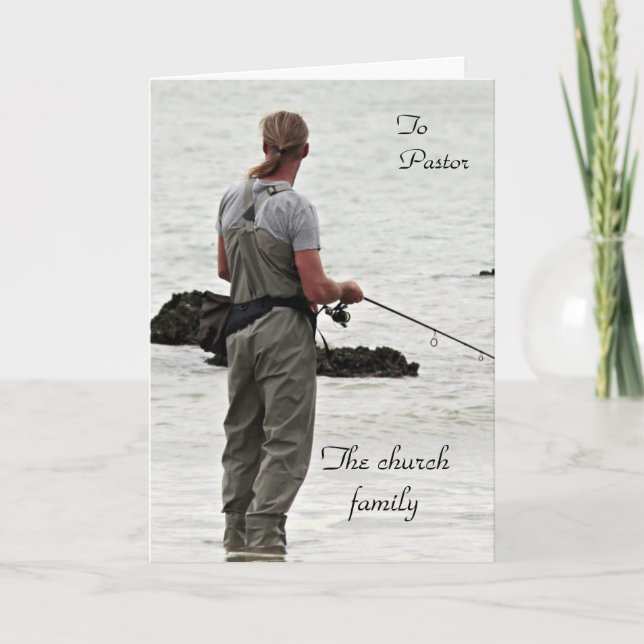 An Pastor Karte (Vorderseite)