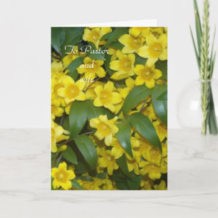 An Pastor und Ehefrau Karte