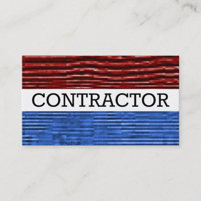 AN Patriotic Business Card Visitenkarte (Vorderseite)