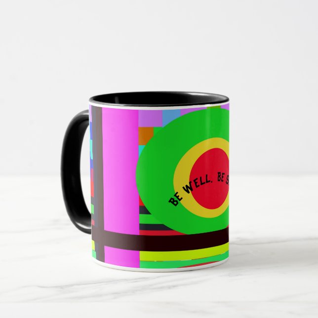 An Point Contemporary Arful Trend Circles Tasse (Vorderseite Links)
