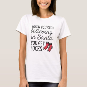 An Santa glauben T-Shirt