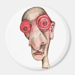 An Schlaflosikeit leidend Magnet