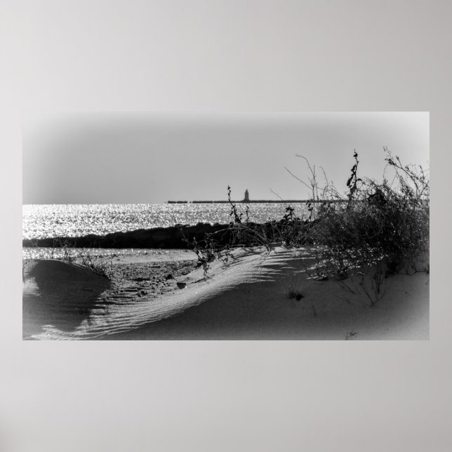 An schwarzem Punkt Poster (Vorne)