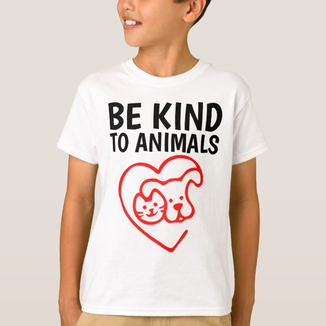 AN TIERE KIND T - Shirt (Vorderseite)