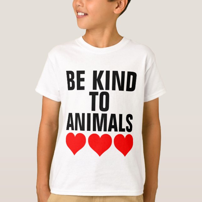 AN TIERE KIND T - Shirt (Vorderseite)