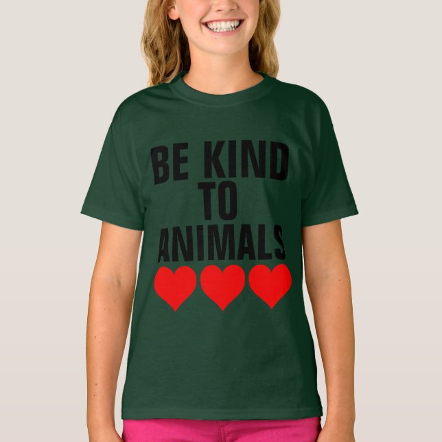 AN TIERE KIND T - Shirt (Vorderseite)