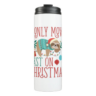 An Weihnachten bin ich nur am Weihnachtsanfang sch Thermosbecher