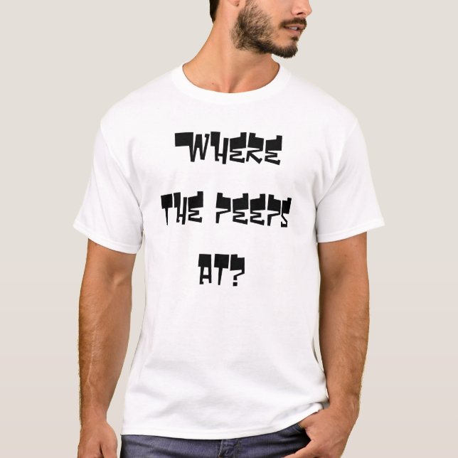 An wo die Blicke? T-Shirt (Vorderseite)