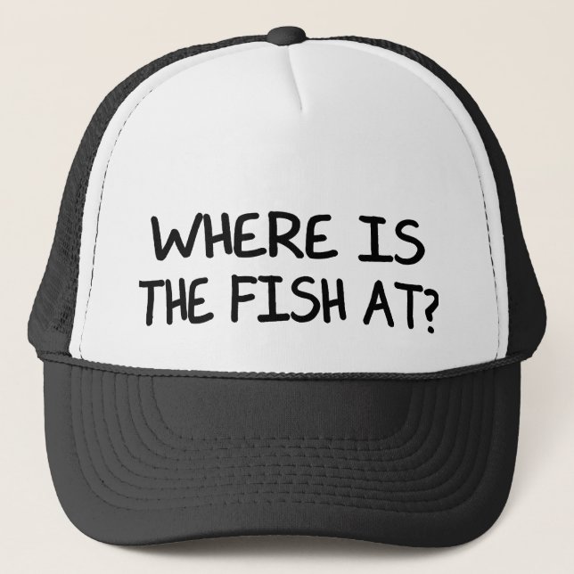 AN WO IST DER FISCH? TRUCKERKAPPE (Vorderseite)