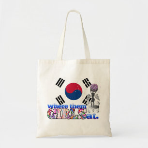 An wo sie südkoreanische Mädchen? Tragetasche